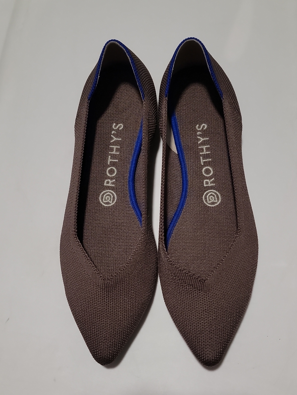 Rothy's The Point Slip On Flat Shoes Size 9 Retired Mink Colorway, EUC - Picture 1 of 9